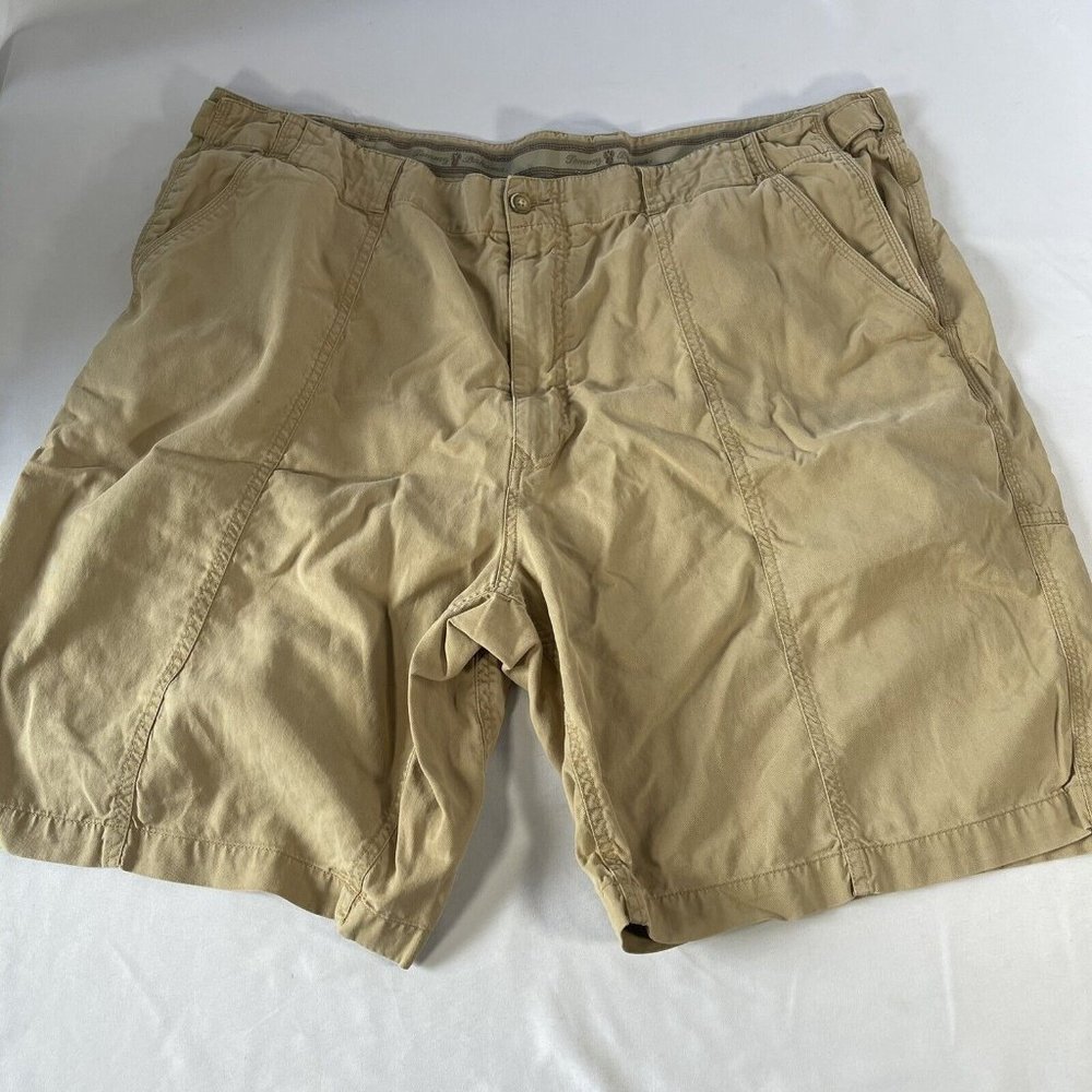 Tommy Bahama 40 Chino Shorts Flat Front Brown